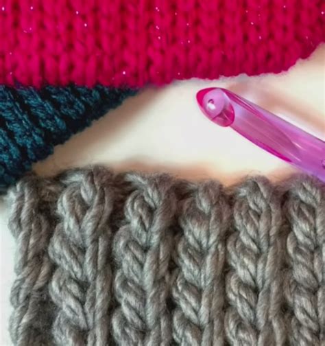 Crochet Slip Stitch Ribbing For Super Stretch Marly Bird