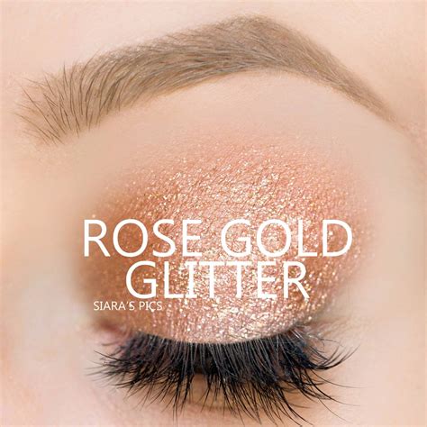 Rose Gold Glitter Shadowsense Ashley Cejka