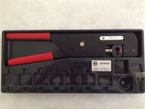 Huber Suhner Cable Crimp Tool 75 Z 0 0 1 With 3d Die Insert