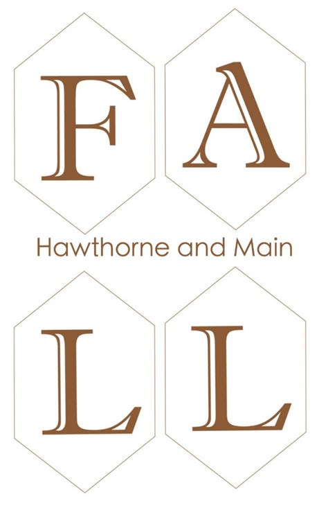 Fall Banner- Free Printable – HAWTHORNE AND MAIN