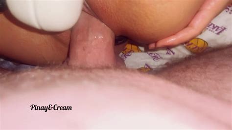 Wrapping This Big White Cock Tight With This Filipina Pussy