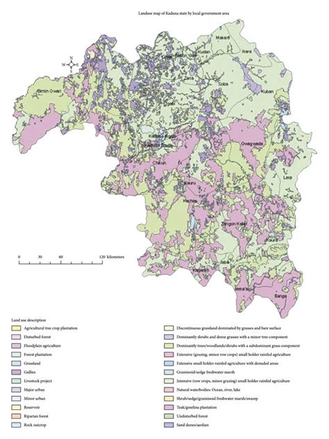 Map Of Kaduna State With Various Lgas Download Scientific Diagram