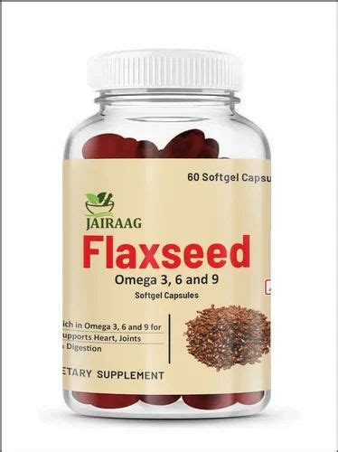 Flax Seed Oil Capsules At Rs 499 Bottle Sonipat ID 2850665309762