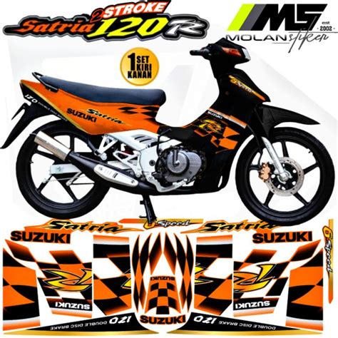 Jual Decal Sticker Striping Variasi Motif Ori Satria R 120 SE KENNY