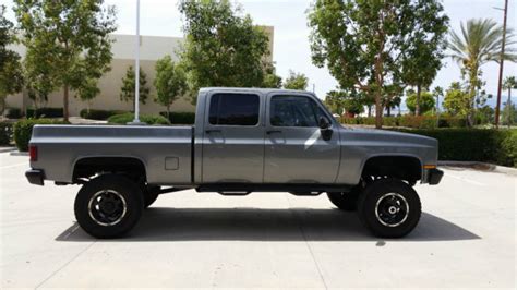 1986 K30 Crew Cab 4x4 Silverado For Sale Chevrolet Ck Pickup 3500