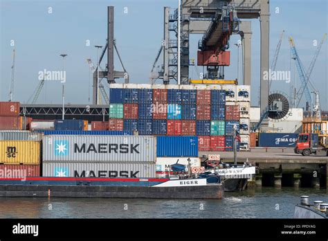 Los Países Bajos Puerto de Rotterdam Transporte marítimo Los