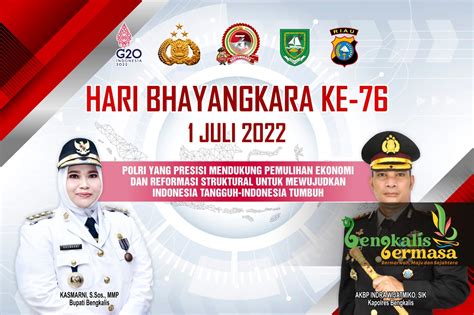 Bupati Bengkalis Kasmarni Ucapkan Selamat HUT Bhayangkara Ke 76