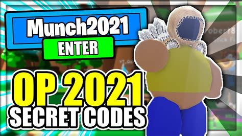 All New Secret Op Codes Munching Masters Roblox Youtube