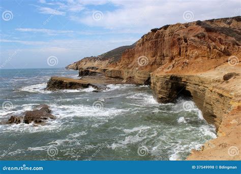 Rugged Coastline Cabrillo National Monument Stock Photo Image Of