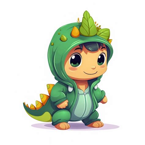 Premium Photo Kid Wearing Cute Dinasaur Custom