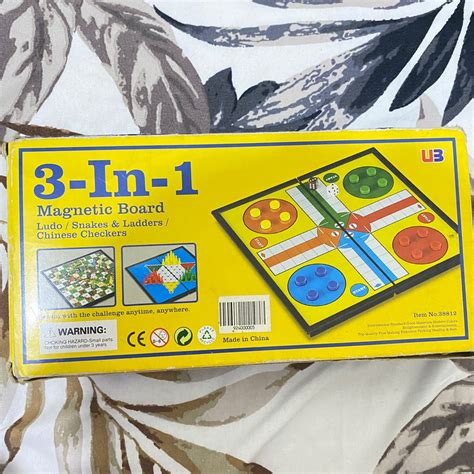 Mainan Ludo Ular Tangga Halma 3 In 1 Toys Collectibles Permainan