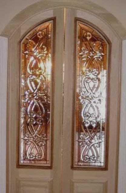 Beveled Glass Front Doors Leaded Stained Glass Entry Inserts