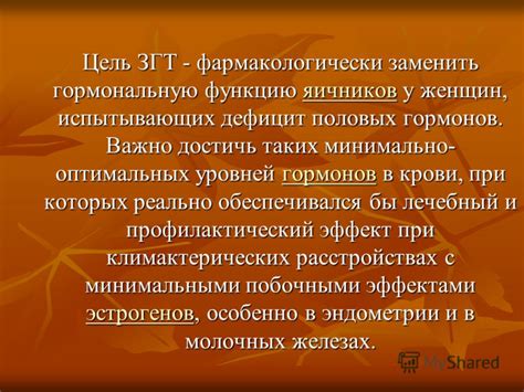 Презентация на тему: "Принципы назначения заместительной гормонотерапии ...