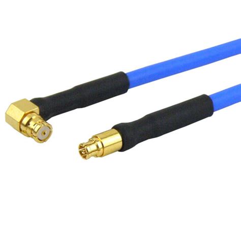 Ra Smp Female To Mini Smp Female Cable Fm F086 Coax In 12 Inch