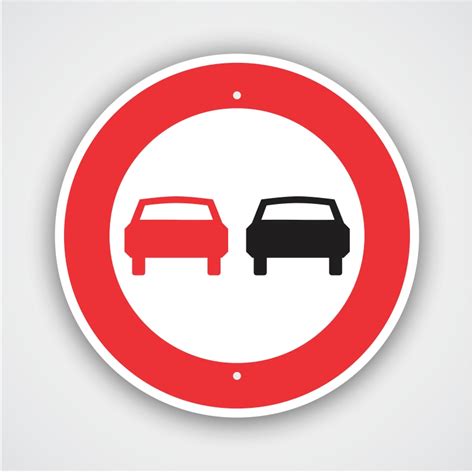 No Passing Zone – Autobahn Sign – Autobahn Signs