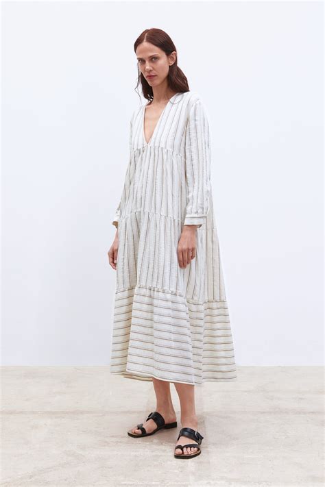 View All Dresses Woman Zara United Kingdom Striped Print Dresses