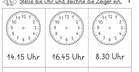 Lernstübchen vorgegebene Uhrzeiten einstellen 7