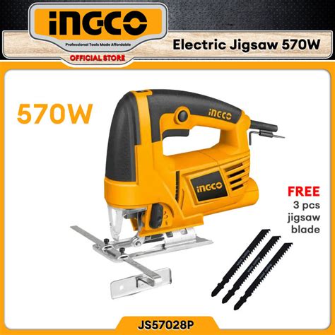 Ingco Js P Industrial Electric Jigsaw Jig Saw W With Pcs Blades