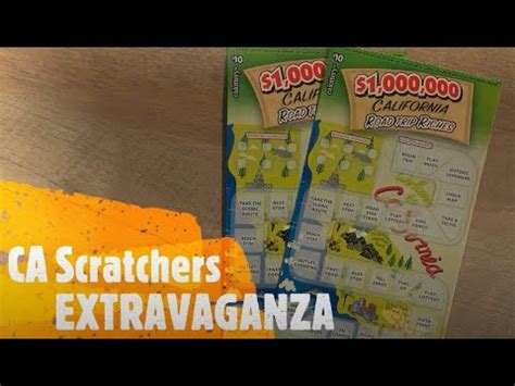 New California Road Trip Riches Scratchers California Lottery