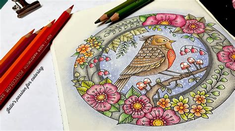 🌸 Small Victories By Johanna Basford 🌺 Koh I Noor Polycolor Pencils 🌻 Easy Coloring Tutorial