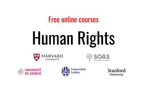 Human Rights Courses Online Human Rights Careers