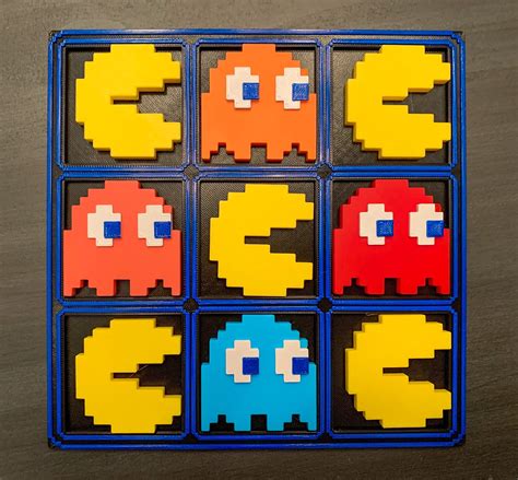 Pac Man Tic Tac Toe Etsy