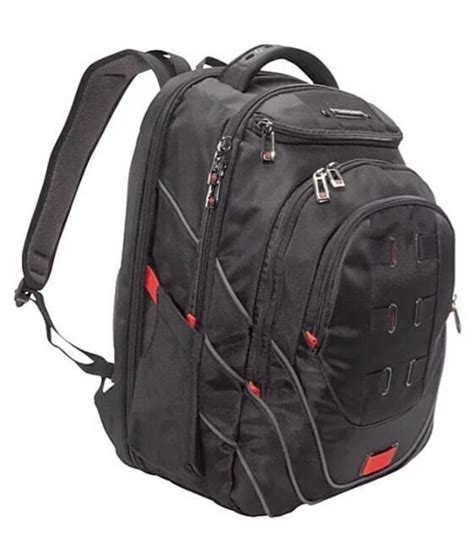 Samsonite Tectonic Pft 17 Backpack Black Red Laptop Backpack New