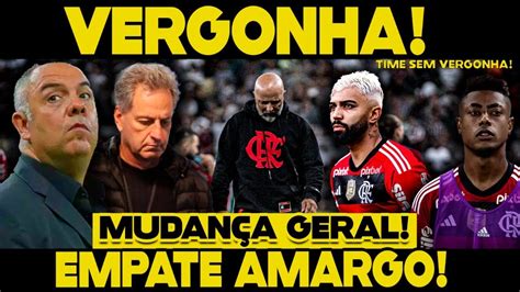 Vergonha Empate Amargo Torcida Protesta No Maracan Youtube