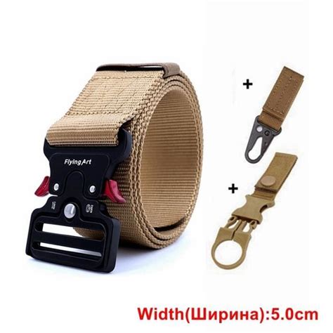 Ceinture Militaire Tactique En Nylon Pour Hommes Avec Boucle En M Tal