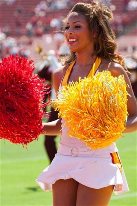 Usc University Of Southern California Cheerleader Girl Football