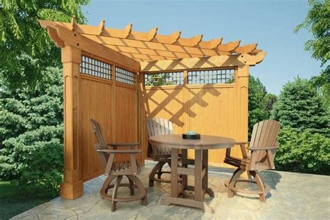 Угловая пергола. 10 фото необычных | Wood pergola, Outdoor pergola ...