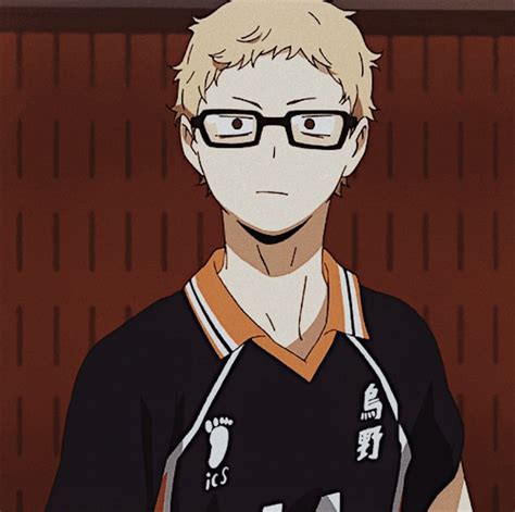 K A R A S U N O Haikyuu Anime Haikyuu Tsukishima Tsukiyama Haikyuu