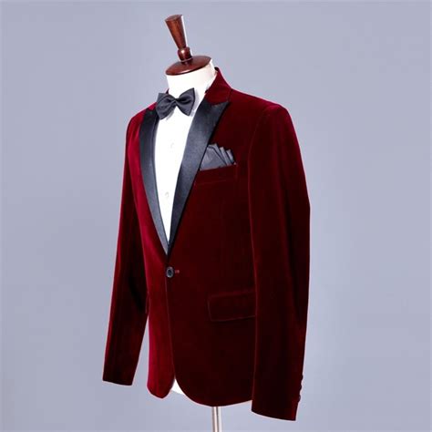 Veste Costume Rouge Bordeaux V Tements L Gants Modernes