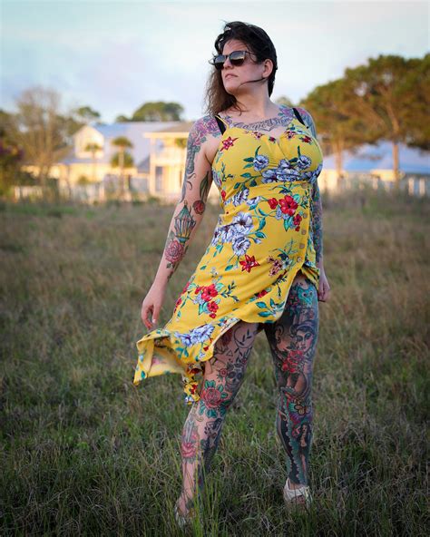 Carrie Capri Heavily Tattooed Woman Carrie Capri Flickr