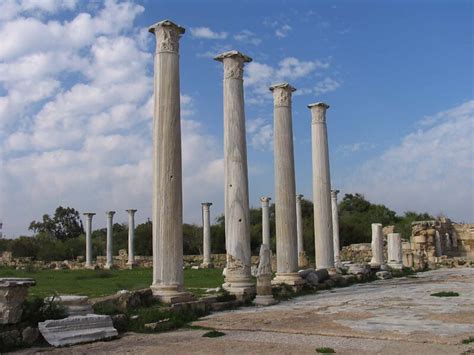 Salamis Ruine Salamis Ruin Arabia Felix Bilder Archiv