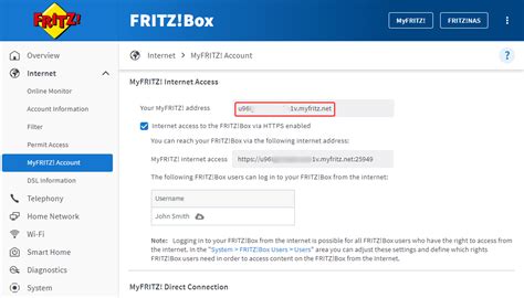 Determining The Myfritz Address To Directly Access Fritz Box And Home