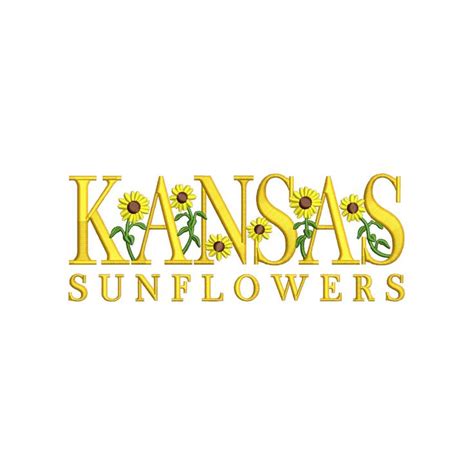 Kansas Embroidery Design Sunflowers Etsy Embroidery Files Machine