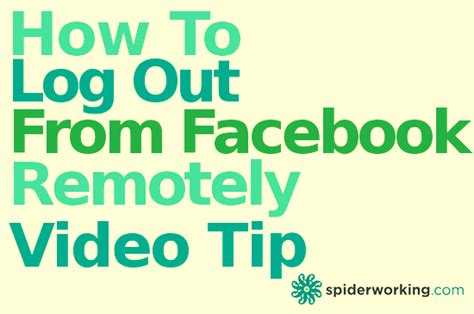 How To Log Out Of Facebook Remotely