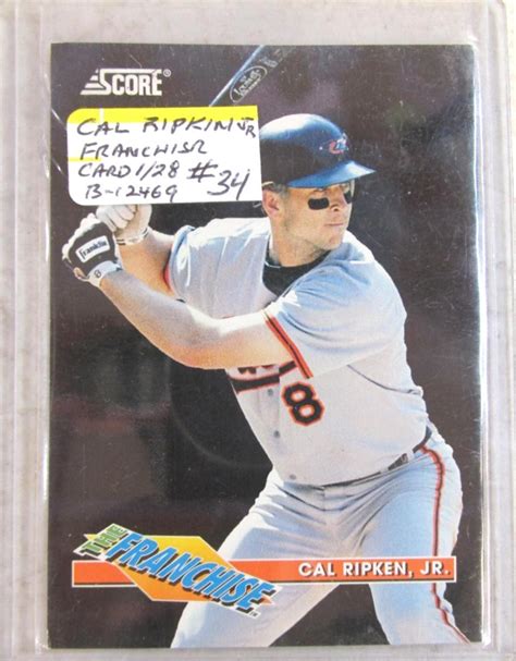 Lot Cal Ripken Jr Score Franchise Card