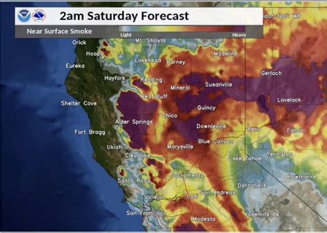 Smoke From California Fires Map - Vector U S Map