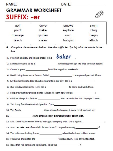 Adding Suffix To Words Ending In Y Worksheets