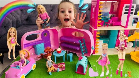 K Z Oyunlar Ada Ile Tatil Evi Kuruyoruz Barbie Ve Chelsea K Z Evcilik