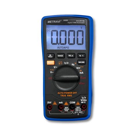 Metravi Solar B Digital Trms Multimeter For Ac Dc High Voltage V