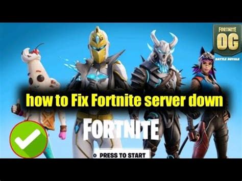 Fortnite Server Down Why Is Fortnite Server Down How To Fix