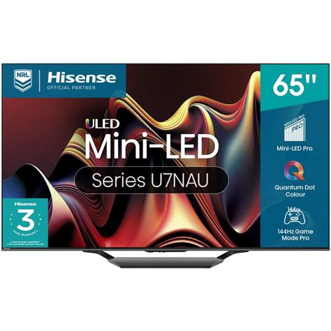 Hisense U Nau Uled Mini Led K Smart Tv Jb Hi Fi