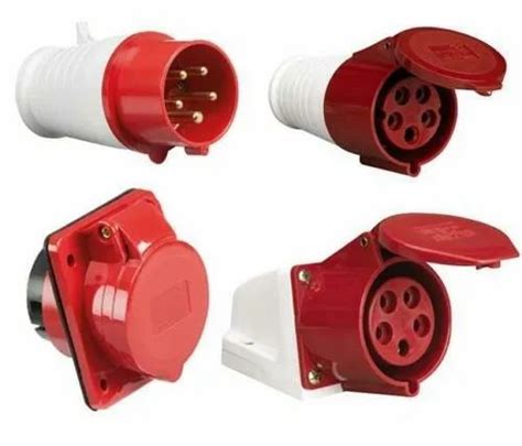 Pin Industrial Plug Or Sockets Ip Phase P Ne Male Female