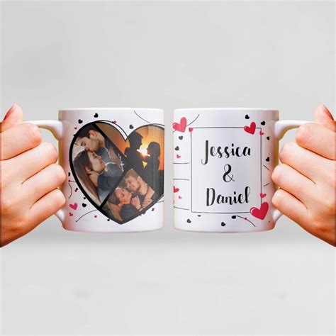 Caneca Personalizada Nome E Foto Namorados Casados Shopee Brasil