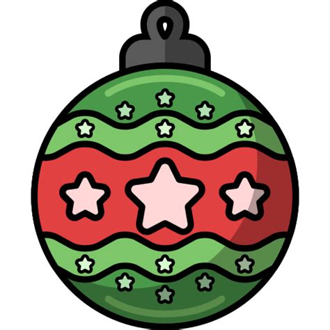 Bauble Generic Outline Color Icon