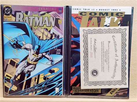 Batman 500 Limited Edition Signed By Joe Quesada Kevin Nolan