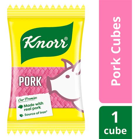 Knorr Pork Broth Cube 10g Singles Soups And Broths Walter Mart